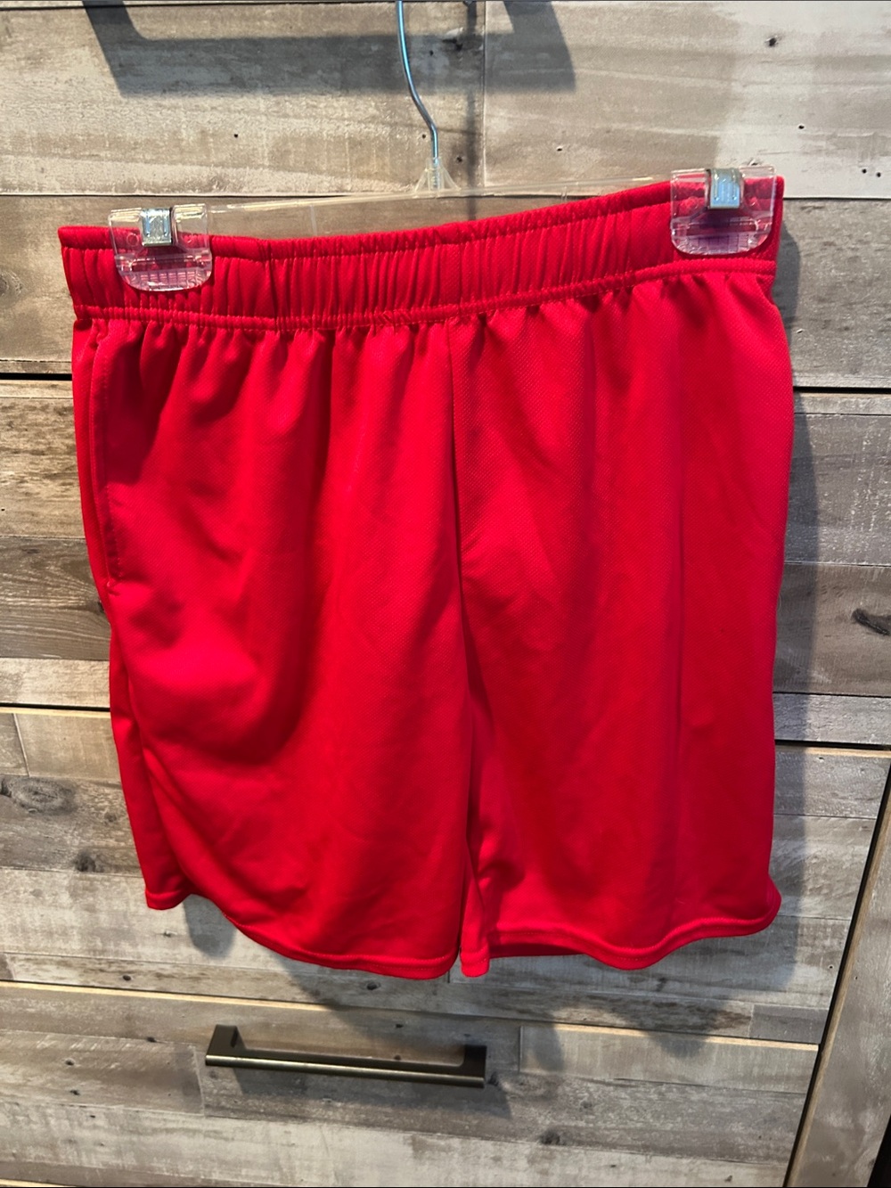 Kids Red Athletic Shorts - Comfortable Everyday Play
